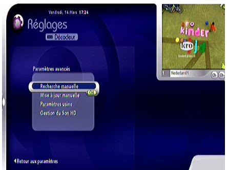 PHILIPS DSR8121 - Recherche manuelle - 1