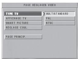 PHILIPS DVD728-001 - Menu d'installation vidéo - 1
