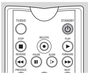 PHILIPS DVDR1000 - Gebruik van de afstandsbediening van uw DVD-recorder voor uw tvtoestel - 3