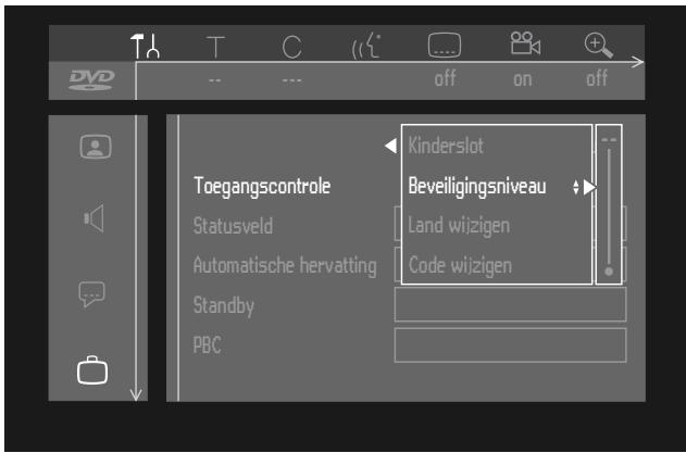 PHILIPS DVDR1000 - Beveiligingsniveau (alleen DVD-Video) - 3