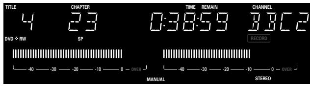 PHILIPS DVDR1000 - Handmatige audiobesturing - 1