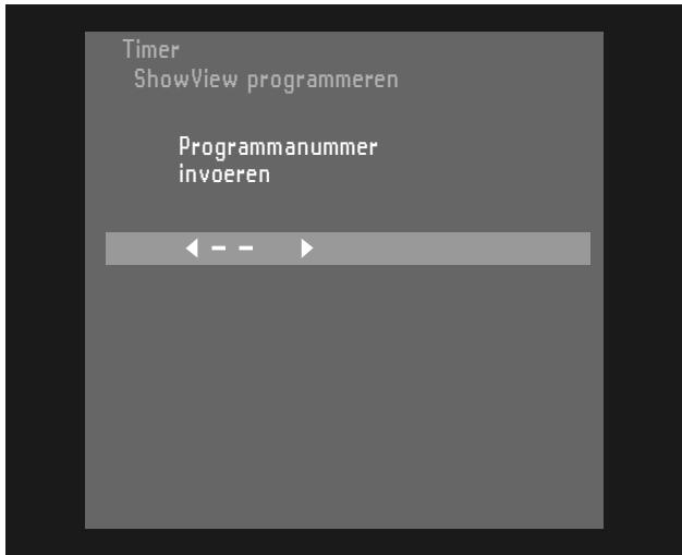 PHILIPS DVDR1000 - Timerprogramming met 'ShowView' - 4