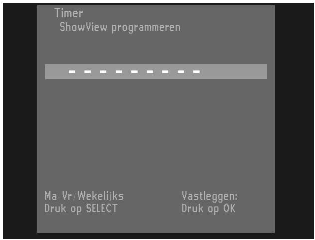 PHILIPS DVDR1000 - Timerprogramming met 'ShowView' - 3