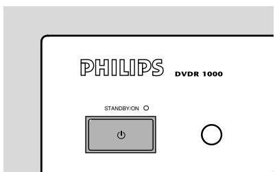 PHILIPS DVDR1000 - Inschakelen - 1