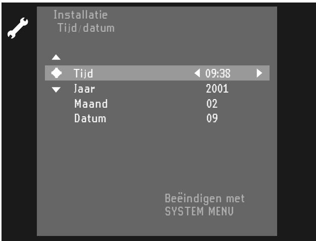 PHILIPS DVDR1000 - Tijd/Datum - 1