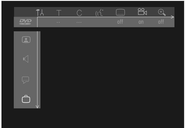 PHILIPS DVDR1000 - Pictogrammen menu Voorkeurinstellungen - 1