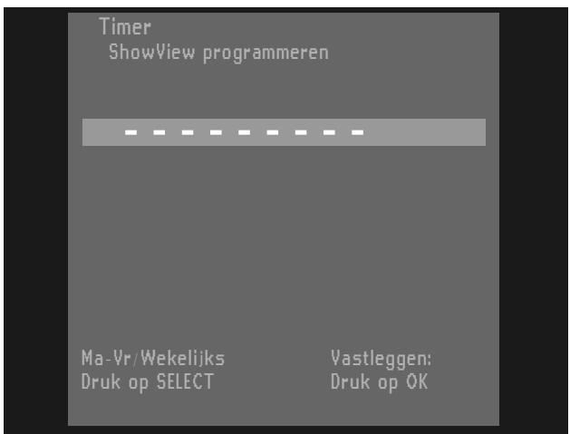 PHILIPS DVDR1000 - Timerprogramming met 'ShowView' - 2