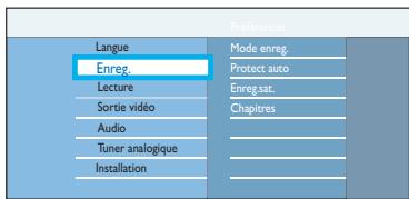PHILIPS DVDR5520H - Paramètres d'enregistrement par défaut - 3