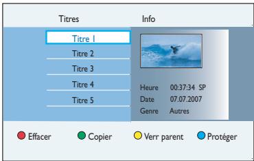 PHILIPS DVDR5520H - Fonctionnalités principales - 1