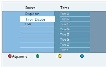PHILIPS DVDR5520H - Modification de l'affichage pour un DVD inscriptible. - 1