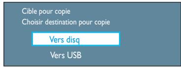 PHILIPS DVDR5520H - Copie de fichiers du disque dur vers un périphérique USB ou un DVD inscriptible - 1