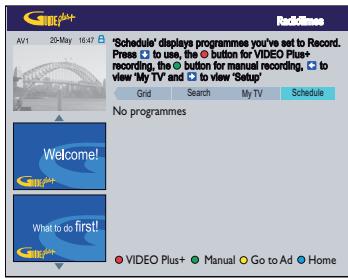 PHILIPS DVDR5520H - Enregistrement programmé (manuel) - 2