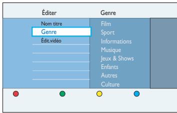 PHILIPS DVDR5570H - Sélection du genre - 1
