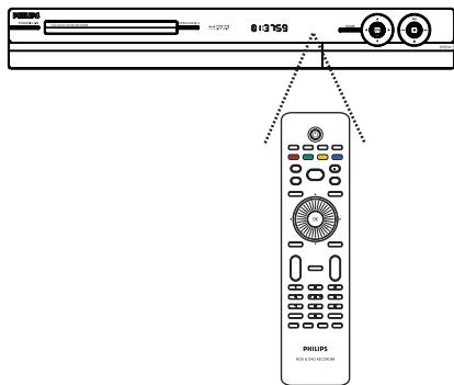 PHILIPS DVDR5570H - Utilisation de la télécommande - 2