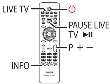 PHILIPS DVDR5570H - Visionnage d'émissions en direct - 1
