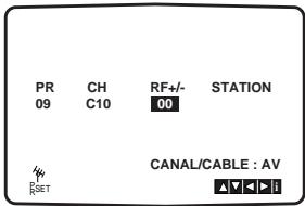 PHILIPS DVD755VR - La recherche s'arrête lorsqu'une chaine est trouvée. Appuyez sur  pour selectionner MFT (SYNT). - 1