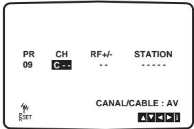 PHILIPS DVD755VR - Appuyez sur OK. Appuyez sur INPUT pour selectionner C (chaînes standard) ou S (chaînes câblées): C02 - C69, S01 - S41. - 1