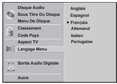 PHILIPS DVD755VR - Langue des menus - 1
