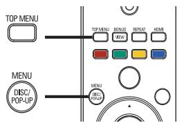 PHILIPS BDP7500B2 - Fonctions du menu - 1
