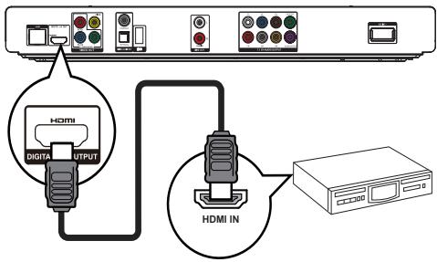 PHILIPS BDP7500B2 - Connexion à un ampli-tuner AV compatible HDMI - 1