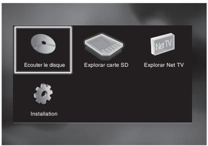 PHILIPS BDP3506 - - Menu Accueil - 1