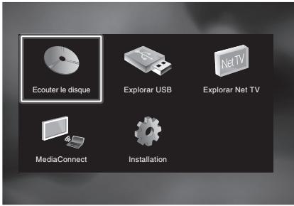 PHILIPS BDP5506 - ■ Menu Accueil - 1