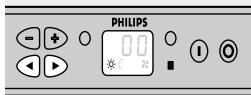 PHILIPS 6000SX - Reglarea ventilatorului - 1