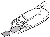 PHILIPS CT1218/FEUS10P2 - Insérer la carte SIM - 1