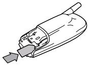 PHILIPS CT1218/FRUS10P2 - Insérer la carte SIM - 1