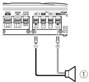 PIONEER GM-A3602 - Collegamento degli altoparlanti - 2