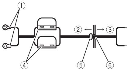 PIONEER GM-A3602 - Route battery wire from engine compartment to the vehicle interior. - 1