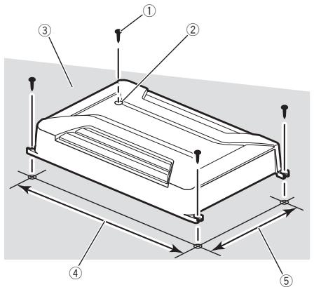 PIONEER GM-A3602 - Platzieren Sie den Veränder am gewünschten Installationsort. - 1