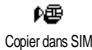 PHILIPS CT3328/BBFSA0G3 - Copier dans SIM - 1