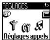 PHILIPS CT3328/BBFSA0G3 - Réglages des appels - 1