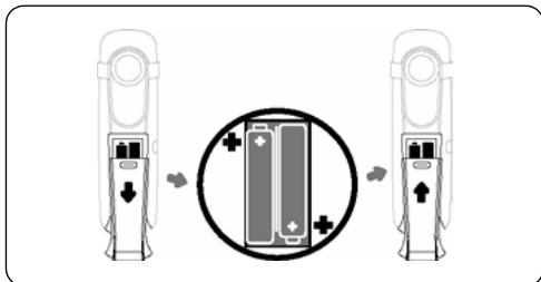 PHILIPS CD645 - Installer les batteries rechargeables - 1