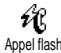 PHILIPS CT 330 - Utiliser une touche flash - 1