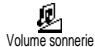 PHILIPS CT 330 - Volume sonnerie - 1