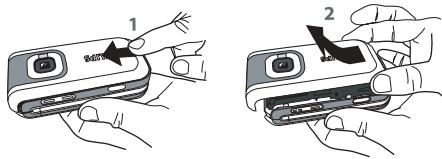 PHILIPS CT 760 - Insérer la carte SIM et la batterie - 1