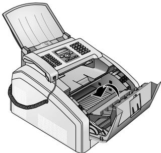 PHILIPS LASERFAX 5125 - Émergence de poussière sur le toner. - 3