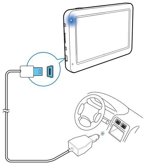 PHILIPS PNS510BT CAV15 - Charge par l'adaptateur allume-cigare - 1