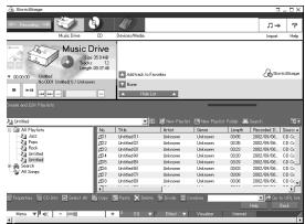 SONY MZ-NE410 - Click Edit in the lower right part of the display. - 1
