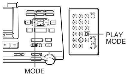 MODE PLAY MODE