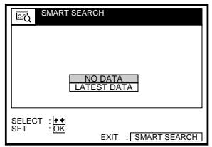 SONY SLV-SE70EG - To recall the latest data screen after you remove the tape - 1