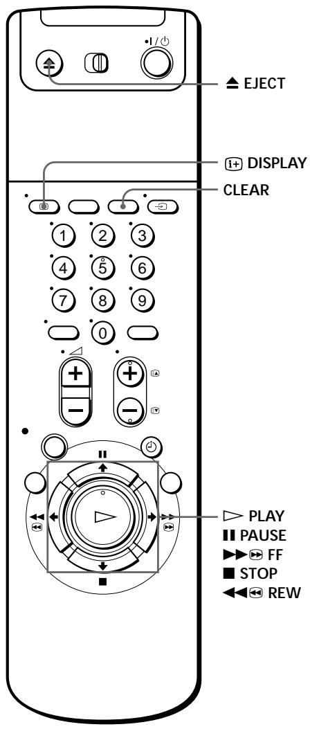 SONY SLV-SE70EG - Playing a tape - 2
