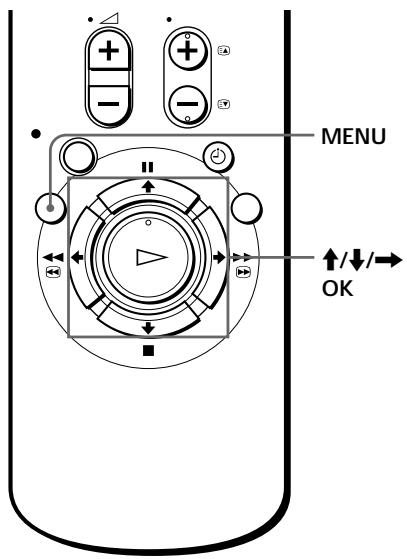 SONY SLV-SE70EG - Changing programme positions - 1