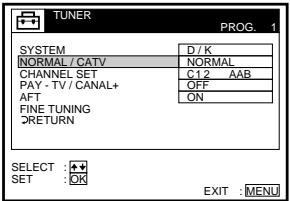 SONY SLV-SE70EG - Presetting channels - 10