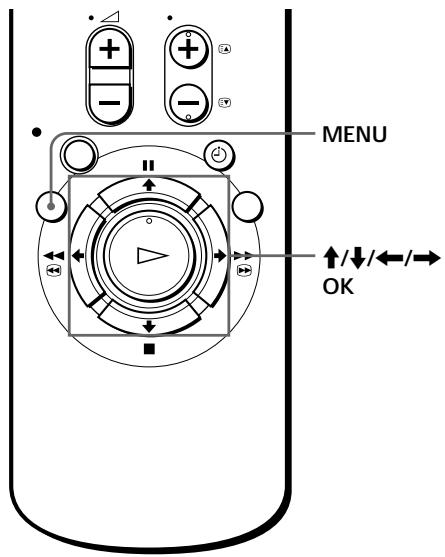 SONY SLV-SE70EG - Setting the clock manually - 1