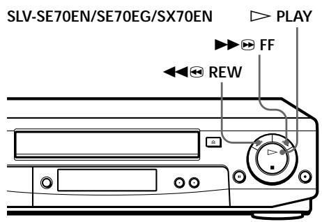 SONY SLV-SE70EG - Playing/searching at various speeds - 1