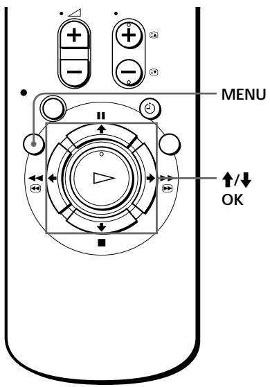 SONY SLV-SE70EG - Changing the station for the Auto Clock Set function - 1