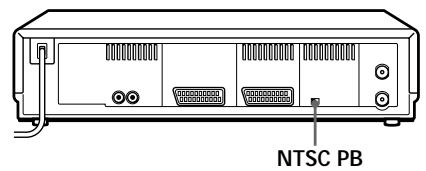 SONY SLV-SE70EG - Playing a tape - 1